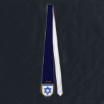 Beautiful Israel Flag Neck Tie<br><div class="desc">Israel Flag Tie. *You can customize colour and text.</div>
