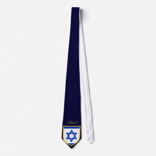 Beautiful Israel Flag Neck Tie