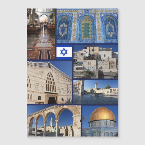 Beautiful Israel magnetic card