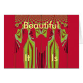 Beautiful It Is Nice and lovely Text (Front Horizontal)