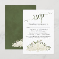 Beautiful Ivory or White Watercolor Roses Wedding