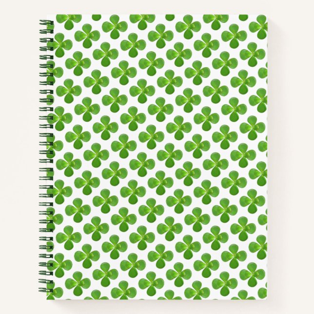 Beautiful Jade Tree Green Leaves Notebook (Front)