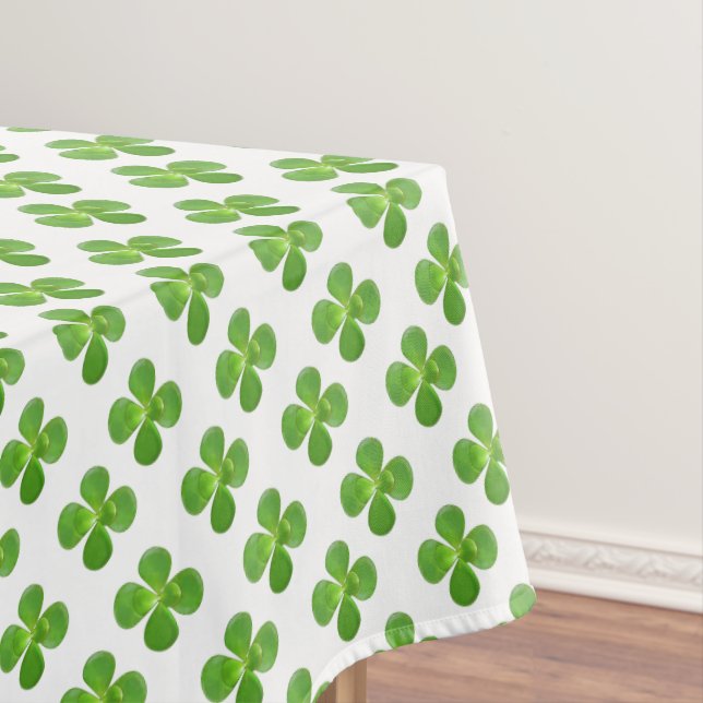 Beautiful Jade Tree Green Leaves Tablecloth (In Situ)