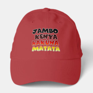 Beautiful Jambo Kenya Hakuna Matata Lovely Art Performance Cap