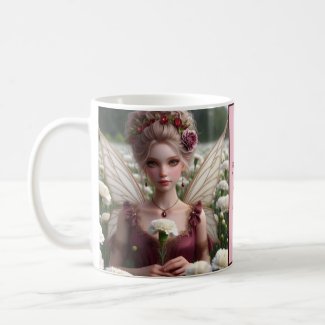 Beautiful January Fairy in Carnations