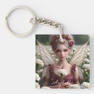 Beautiful January Fairy in Carnations