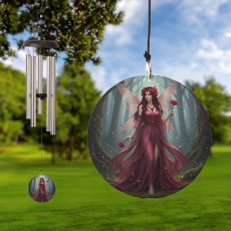 Beautiful January Garnet Fairy
