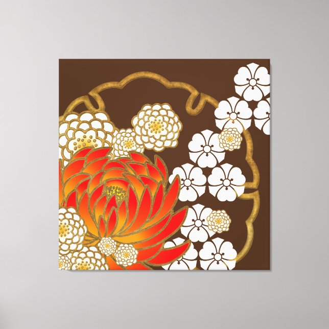 Beautiful japanese art canvas print (Front)