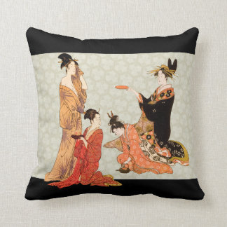 Beautiful Japanese Art Design Throw Pillows
