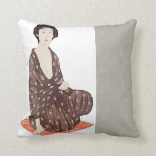 Beautiful Japanese Art Design Throw Pillows