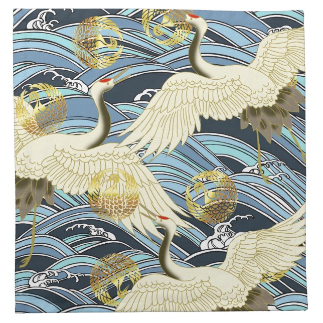 beautiful japanese pattern design cloth napkin (Front)