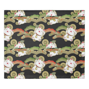 beautiful japanese pattern design duvet cover