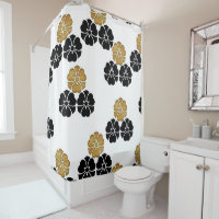 beautiful japanese pattern design shower curtain