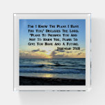 BEAUTIFUL JEREMIAH 29:11 BLUE SKIES PAPERWEIGHT