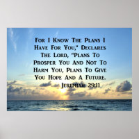 BEAUTIFUL JEREMIAH 29:11 SCRIPTURE VERSE