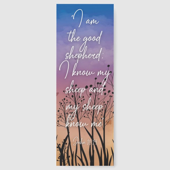 Beautiful John Bible Verse Bookmark (Front)