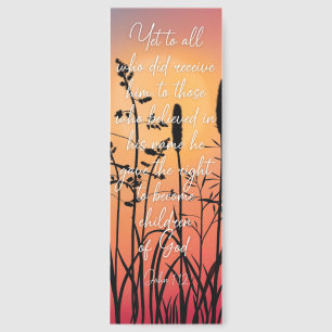Beautiful John Bible Verse Bookmark