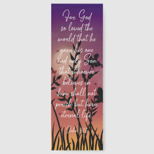 Beautiful John Bible Verse Bookmark