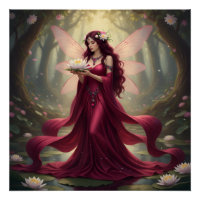 Beautiful July Ruby Fairy