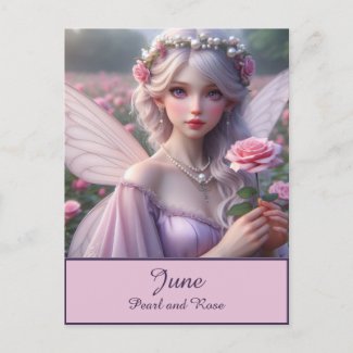 Beautiful June Fairy in Roses