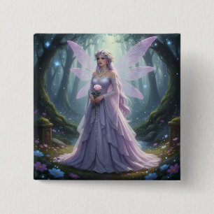 Beautiful June Pearl Fairy Button