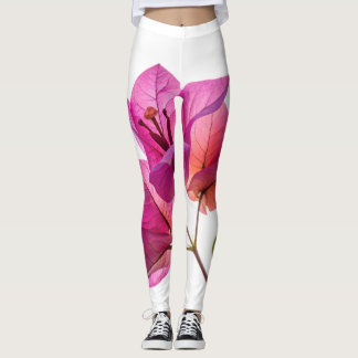 Beautiful Kagoj Phool Paper Flower Botanical Flora Leggings