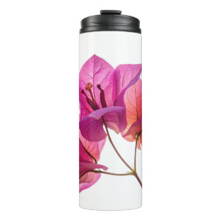 Beautiful Kagoj Phool Paper Flower Botanical Flora Thermal Tumbler