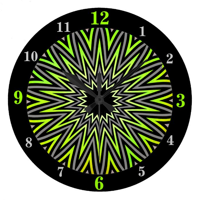 Beautiful Kaleidoscope Design  Wall Clock