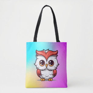 Beautiful Kawaii Style Owl Cartoon Tote Bag