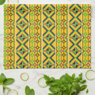 Beautiful Kente Ghana African Ethnic printed Kitchen Towel