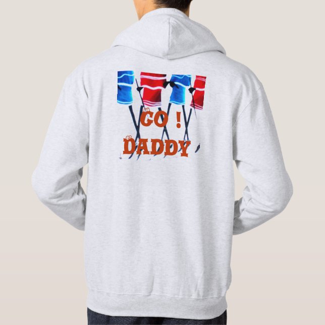 Beautiful Kenya Maasai Moran Walking Tall Hoodie (Back)