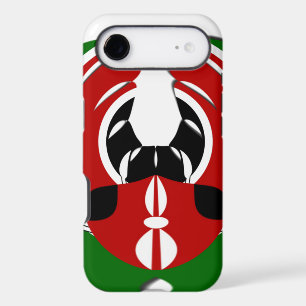 Beautiful Kenya Tapestry: Kenyan Flag Butterfly Mo iPhone 17 Air Case
