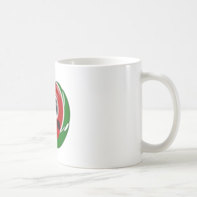 Beautiful Kenya Tapestry: Kenyan Flag Butterfly Mo Coffee Mug (Right)