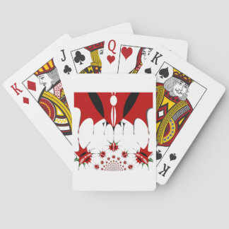 Beautiful Kenya Tapestry: Kenyan Flag Butterfly  Poker Cards