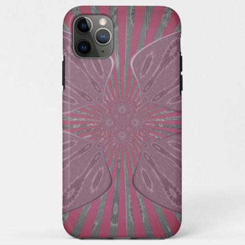 Beautiful Kenyan Purple Shade Zebra Safari Print iPhone 11 Pro Max Case
