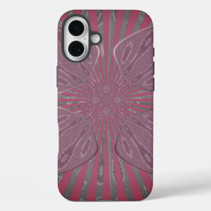 Beautiful Kenyan Purple Shade Zebra Safari Print iPhone 16 Plus Case