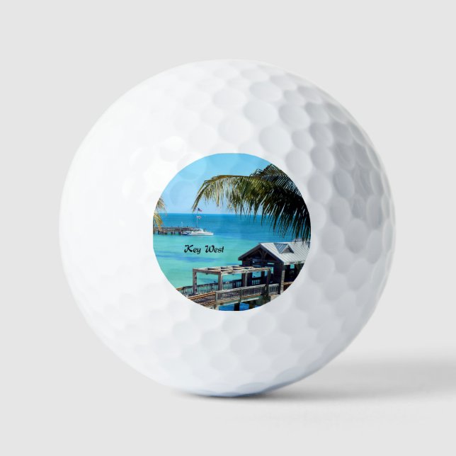 Beautiful Key West, Florida, Golf Balls (Front)