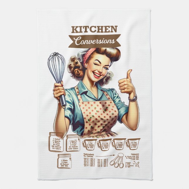 Beautiful Kitchen Conversion Measurements Towel (Vertical)
