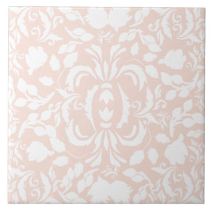 Beautiful kitchen decor William Morris pink white  Ceramic Tile