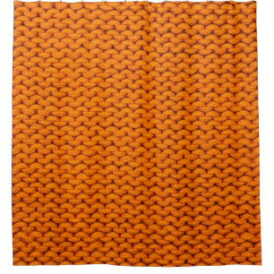 beautiful knitted cloth handmade bright yellow col shower curtain