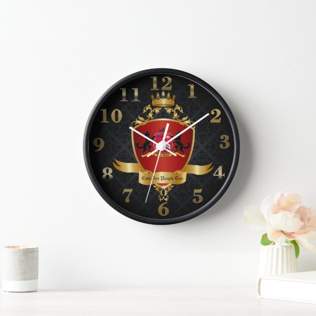 Beautiful Kolja's Kingdom Royal Wall Clock! Clock (Home)