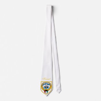 Beautiful Kuwait Flag Tie Personalize by GrooveMaster at Zazzle