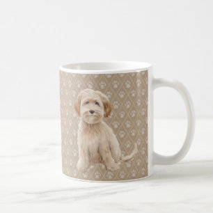 Beautiful Labradoodle Dog Paintings mug