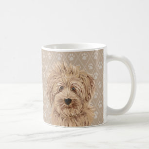 Beautiful Labradoodle Dog Paintings mug