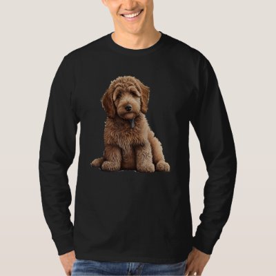 Beautiful Labradoodle Labrador Poodle Motif  Famil T-Shirt