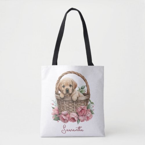 Beautiful Labrador Retriever Puppy  Tote Bag