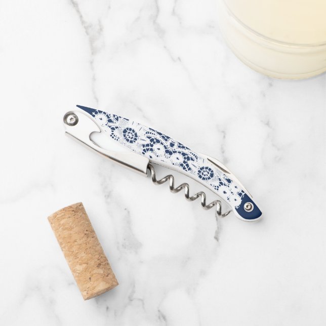 Beautiful Lace-Style Waiter's Corkscrew (Front)