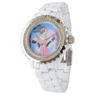 Beautiful lady 2 woman watch
