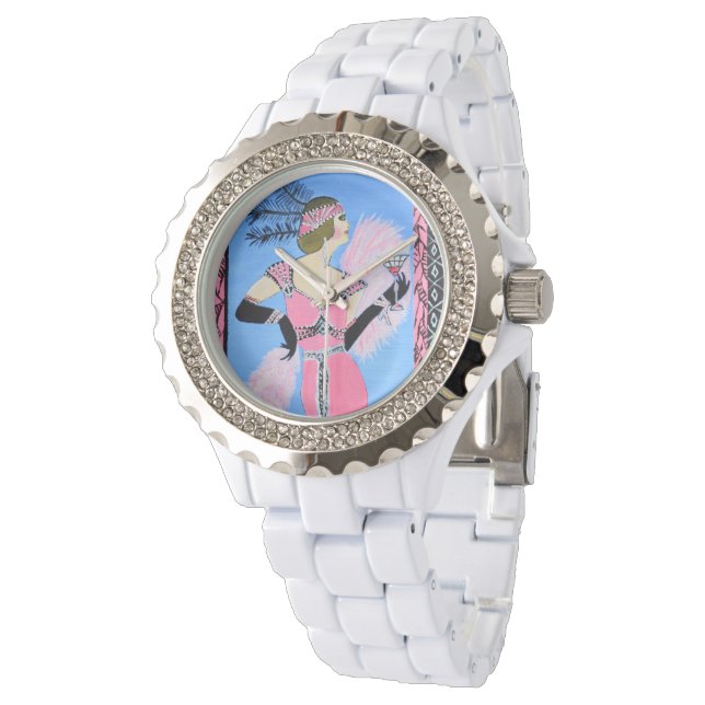 Beautiful lady 2 woman watch (Angled)