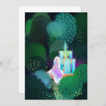 Beautiful Lady at the Garden Fountain